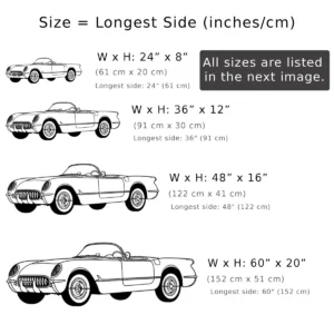 1953 Chevrolet Corvette Metal Art, Vintage Roadster Silhouette, Automotive Garage Decor, Car Lover Gift