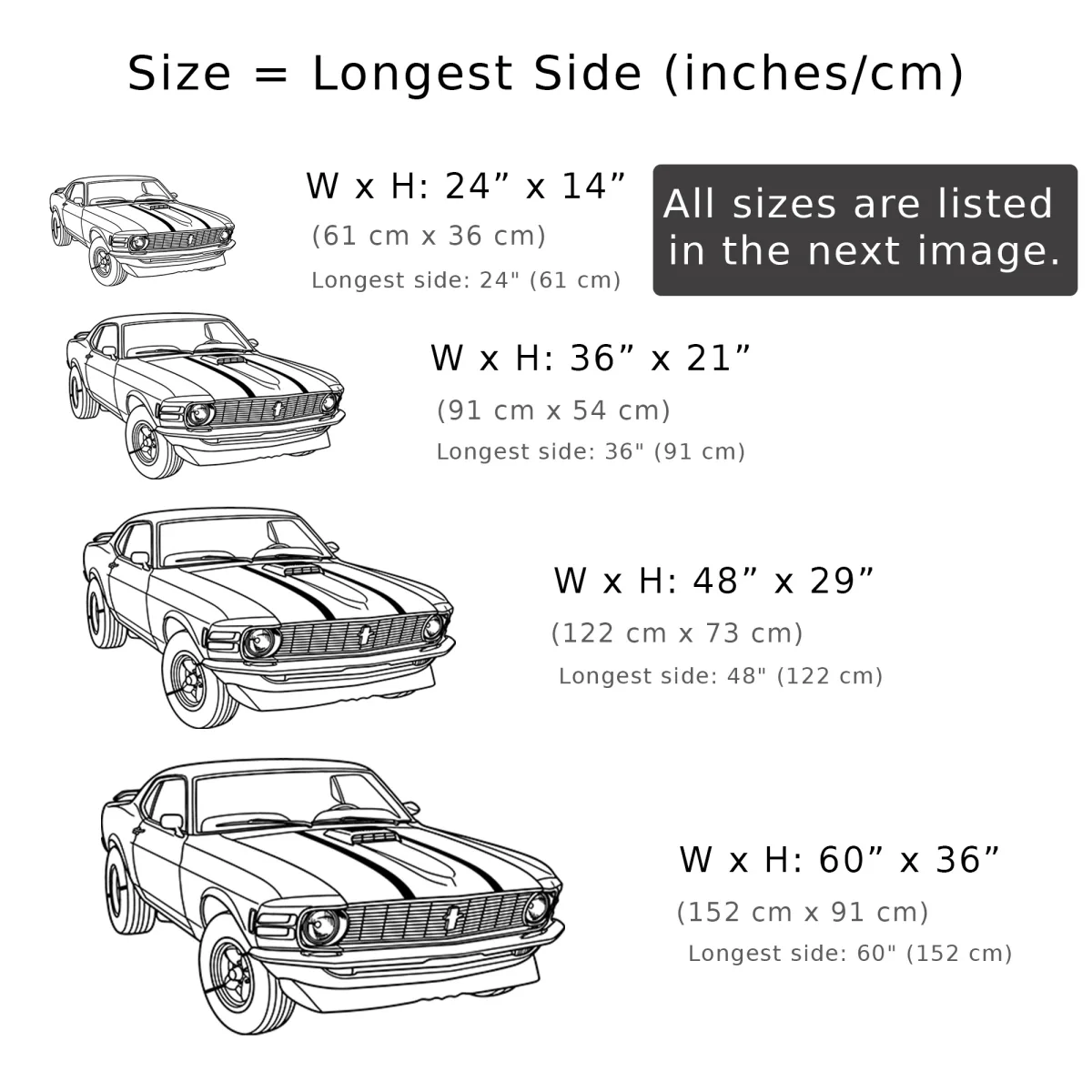 1970 Ford Mustang Metal Art Classic Muscle Car Decor Garage Man Cave Sign Retro Auto Gift Fabia Home Detailed shot of the rear quarter panel and wheel of the Mustang metal art