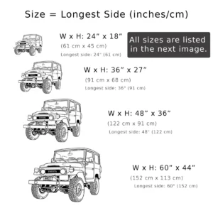 1977 Toyota Land Cruiser Metal Art, Classic Off-Road Silhouette, Garage Wall Decor, Adventure Enthusiast Gift