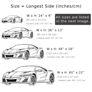 Acura NSX Metal Wall Art, Iconic Sports Car Decor, Garage Man Cave Sign, Auto Enthusiast Gift