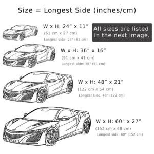 Acura NSX Metal Wall Art, Iconic Supercar Silhouette, Optional LED Garage Sign, Car Enthusiast Gift