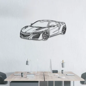 Acura NSX Metal Wall Art, Luxury Sports Car Decor, Automotive Garage Sign, Enthusiast Gift