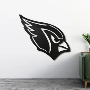 Arizona Cardinals Metal Logo Art, Iconic NFL Team Decor, Optional LED Game Room Sign, Football Fan Gift