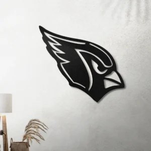 Arizona Cardinals Metal Logo Art, Iconic NFL Team Decor, Optional LED Game Room Sign, Football Fan Gift