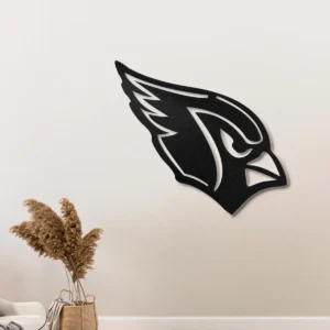 Arizona Cardinals Metal Logo Art, Iconic NFL Team Decor, Optional LED Game Room Sign, Football Fan Gift