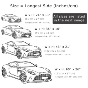 Aston Martin DB12 Metal Wall Art, Luxury Sports Car Silhouette, Elegant Garage Decor, Grand Tourer Gift