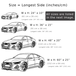 Audi RS7 Mansory Metal Art, Aggressive Sportback Design, Premium Garage Decor, Car Enthusiast Gift