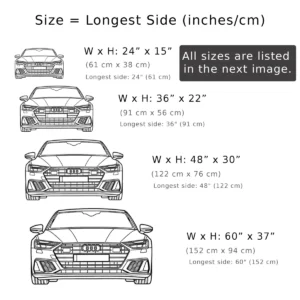 Audi RS7 Sportback Metal Art, Performance Sedan Silhouette, Modern Garage Decor, Luxury Auto Gift