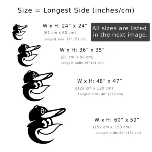 Baltimore Orioles Logo Metal Wall Art, Iconic MLB Team Decor, Optional LED Game Room Sign, Baseball Fan Gift