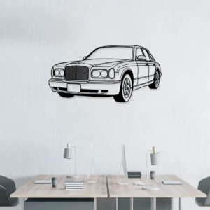 Bentley Arnage Metal Art, Elegant Car Silhouette, Executive Office Decor, Luxury Auto Gift
