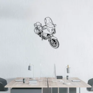 Bmw K100LT Metal Wall Art, Iconic Touring Motorcycle Decor, Garage Man Cave Sign, Adventure Rider Gift