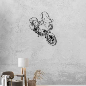 Bmw K100LT Metal Wall Art, Iconic Touring Motorcycle Decor, Garage Man Cave Sign, Adventure Rider Gift