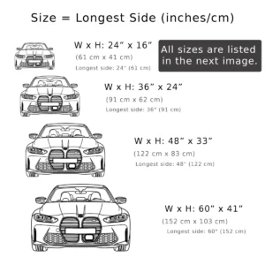 BMW M3 Front Metal Art, Iconic Sports Sedan Profile, Driving Enthusiast Decor, Ultimate Car Guy Gift