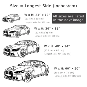 BMW M3 Metal Wall Art, High-Performance Sedan Decor, Modern Garage Sign, Car Enthusiast Gift