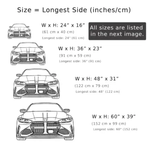 BMW M4 Front Metal Art, Aggressive Sports Car Design, Man Cave Decor, Automotive Fan Gift