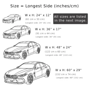 BMW M8 Metal Wall Art, Luxury Sedan Silhouette, Modern Garage Decor, Car Enthusiast Gift