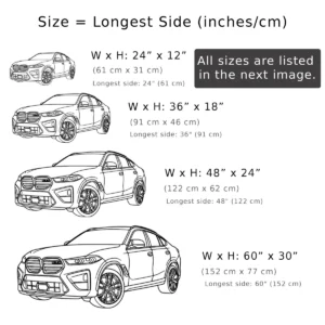 BMW X6 M Metal Wall Art, Modern SUV Silhouette Decor, Garage Man Cave Sign, Car Enthusiast Gift