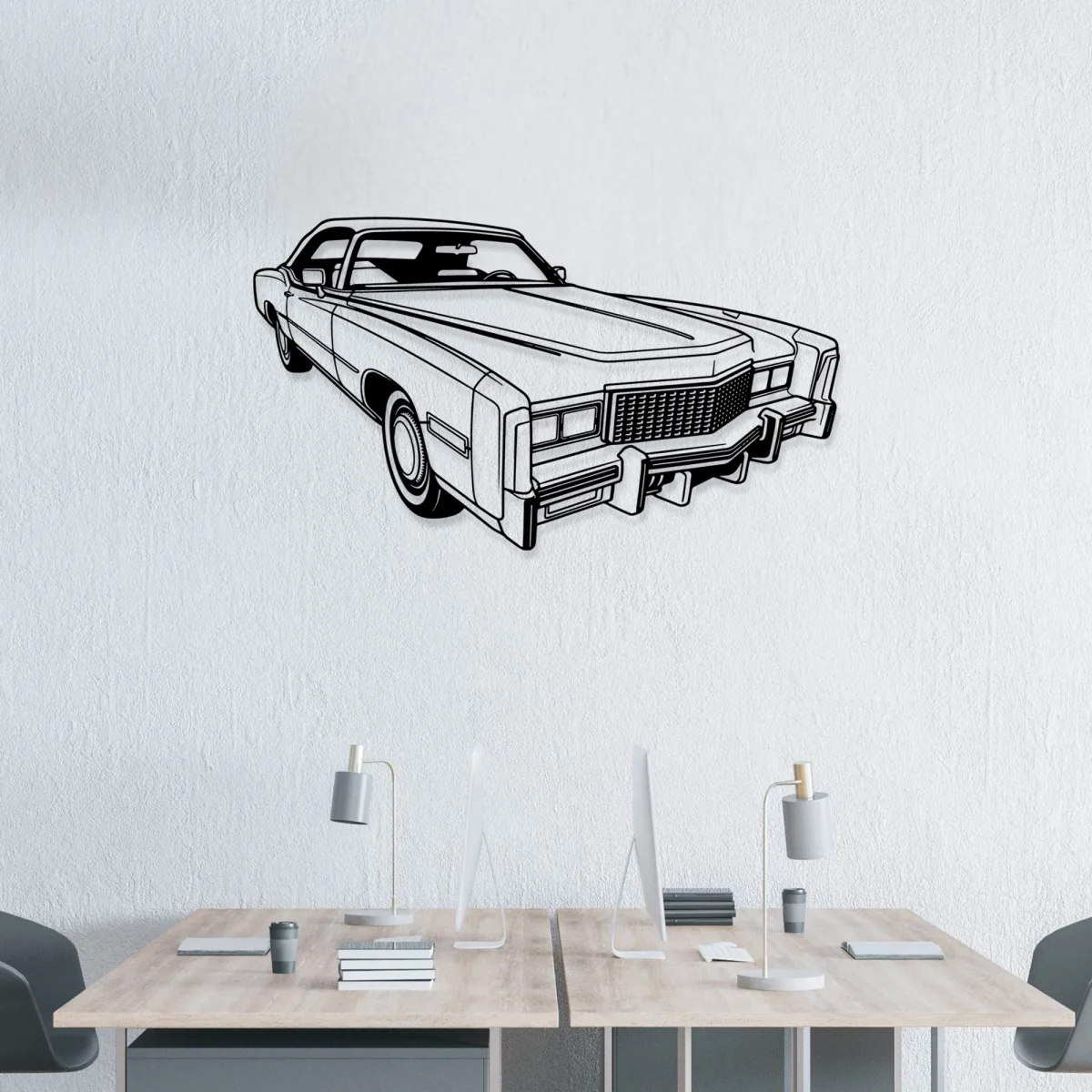 Cadillac Eldorado metal sign for garage or man cave decor