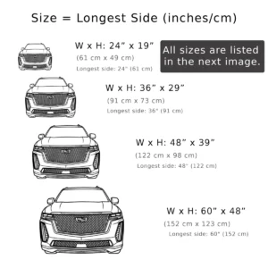 Cadillac Escalade V Front Art, Bold SUV Metal Decor, Automotive Enthusiast Gift, Modern Garage Sign