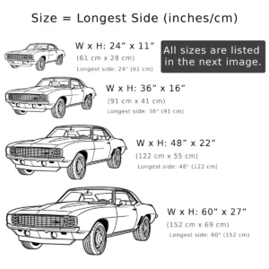 Chevrolet Camaro Coupe Metal Art, American Muscle Car Decor, Classic Auto Garage Sign, Car Lover Gift