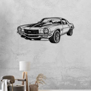 Chevrolet Camaro SS Z27 Metal Art, Iconic Muscle Car Decor, Vintage Garage Sign, Automotive Fan Gift