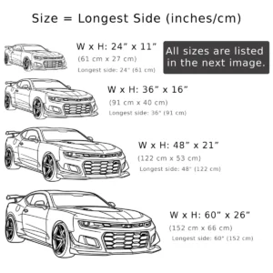 Chevrolet Camaro ZL1 Metal Art, Aggressive Sports Car Outline, Modern Garage Decor, Car Enthusiast Gift