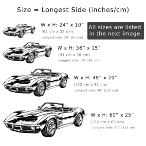 Chevrolet Corvette C3 Metal Art, Iconic American Roadster Decor, Vintage Garage Sign, Classic Car Lover Gift