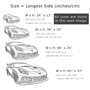 Chevrolet Corvette ZR1 Coupe Metal Art, High-Performance Car Decor, Modern Garage Sign, Sports Car Enthusiast Gift