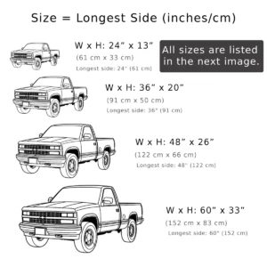 Chevrolet K1500 Silverado Metal Art, Classic Pickup Truck Decor, Vintage Garage Sign, Truck Enthusiast Gift