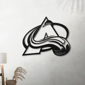 Colorado Avalanche Metal Logo Sign, Official NHL Decor, Backlit Game Room Art, Ultimate Hockey Fan Gift