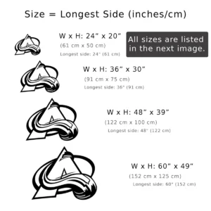 Colorado Avalanche Metal Logo Sign, Official NHL Decor, Backlit Game Room Art, Ultimate Hockey Fan Gift