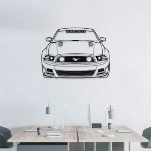Custom Ford Mustang GT Metal Art, Personalized Car Wall Decor, Automotive Man Cave Sign, Dad Gift