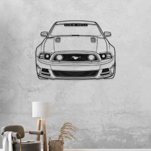 Custom Ford Mustang GT Metal Art, Personalized Car Wall Decor, Automotive Man Cave Sign, Dad Gift