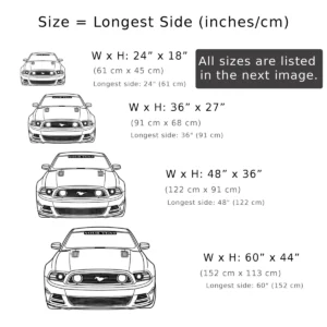 Custom Ford Mustang GT Metal Art, Personalized Car Wall Decor, Automotive Man Cave Sign, Dad Gift