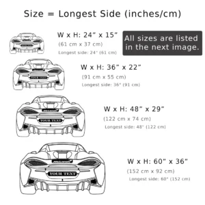 Custom McLaren 570S Spider Metal Wall Art, Iconic Supercar Decor, Personalized Garage Sign, Luxury Car Gift