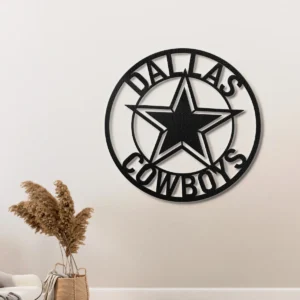 Dallas Cowboys Metal Logo Art, Iconic NFL Emblem, Optional LED Backlight, Game Day Decor, Ultimate Fan Gift