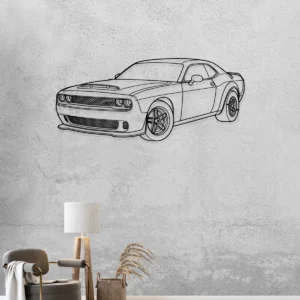 Dodge Demon 170 Metal Art, Aggressive Muscle Car Decor, Garage Wall Sign, Performance Enthusiast Gift