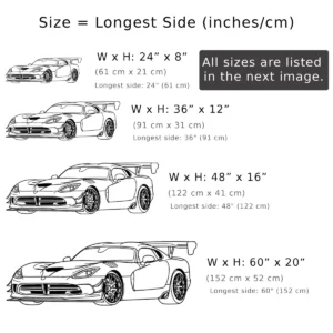 Dodge Viper Metal Wall Art, Iconic American Muscle Decor, Speed Enthusiast Sign, Performance Car Gift