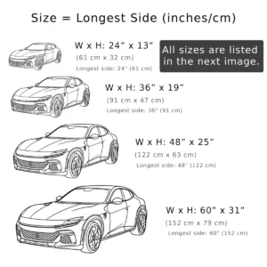 Ferrari Purosangue Metal Art, Iconic SUV Silhouette, Premium Auto Display, Car Aficionado Present