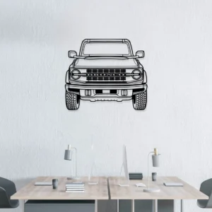 Ford Bronco Metal Art, Iconic Off-Road Decor, Garage Wall Sign, Adventure Lover Gift