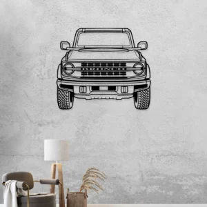 Ford Bronco Metal Art, Iconic Off-Road Decor, Garage Wall Sign, Adventure Lover Gift