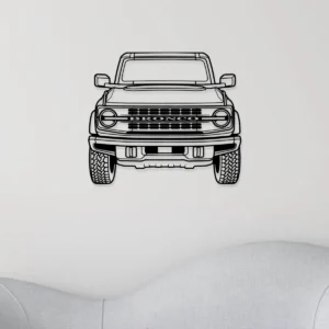 Ford Bronco Metal Art, Iconic Off-Road Decor, Garage Wall Sign, Adventure Lover Gift