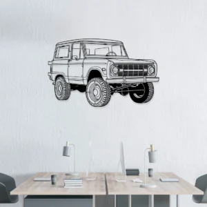 Ford Bronco Ranger Metal Art, Rugged Off-Road Decor, Vintage 4x4 Sign, Adventure Seeker Gift