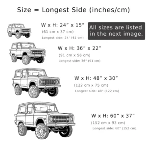 Ford Bronco Ranger Metal Art, Rugged Off-Road Decor, Vintage 4x4 Sign, Adventure Seeker Gift