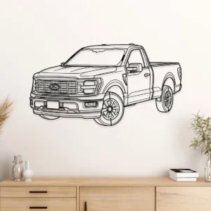 Ford F150 Metal Art, Legendary Pickup Truck Decor, Automotive Garage Sign, Truck Enthusiast Gift