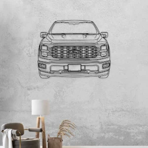 Ford F150 Metal Wall Art, Iconic Truck Silhouette, Garage Decor Sign, Pickup Owner Gift