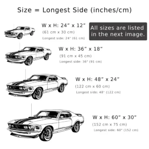 Ford Mustang 1970 Mach Metal Art, Classic American Muscle Decor, Vintage Garage Sign, Car Enthusiast Gift