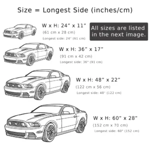 Ford Mustang GT Coupe Metal Art, Legendary Pony Car Decor, Garage Wall Sign, Muscle Car Gift