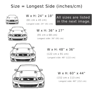 Ford Mustang GT Metal Art, Classic Muscle Car Silhouette, Garage Wall Decor, Car Enthusiast Gift