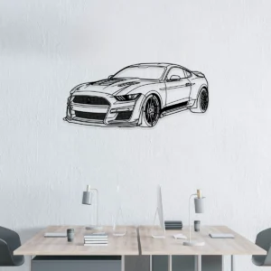 Ford Mustang Shelby GT500KR Metal Art, Legendary Muscle Car Decor, Garage Wall Sign, Enthusiast Gift